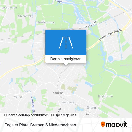 Tegeler Plate Karte