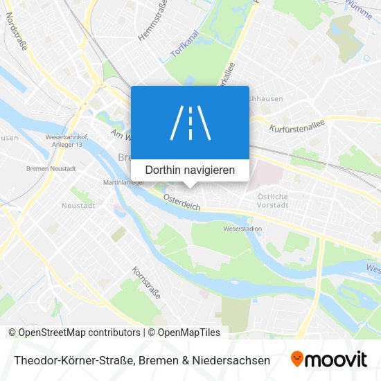 Theodor-Körner-Straße Karte
