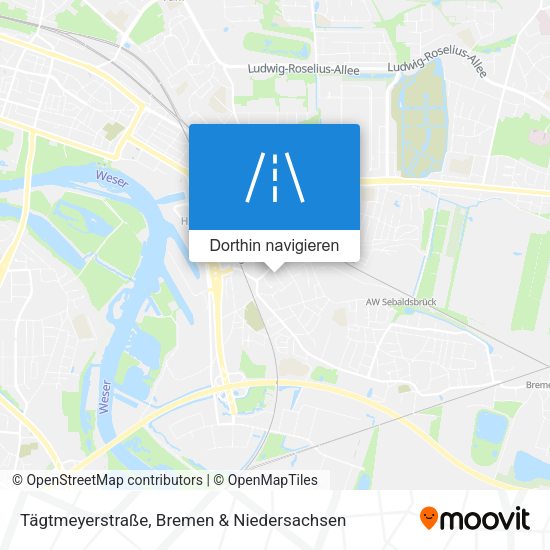 Tägtmeyerstraße Karte