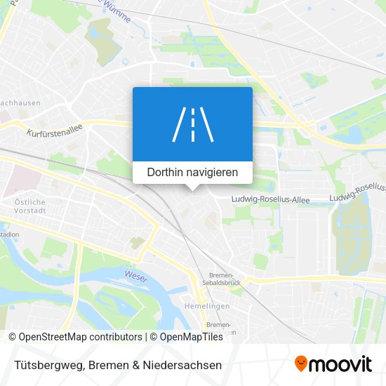 Tütsbergweg Karte