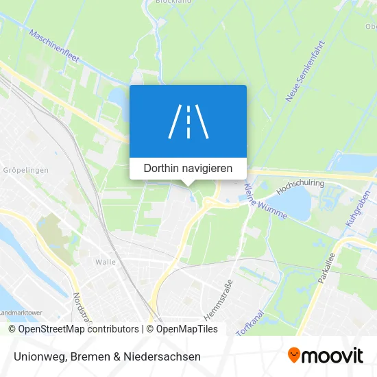 Unionweg Karte
