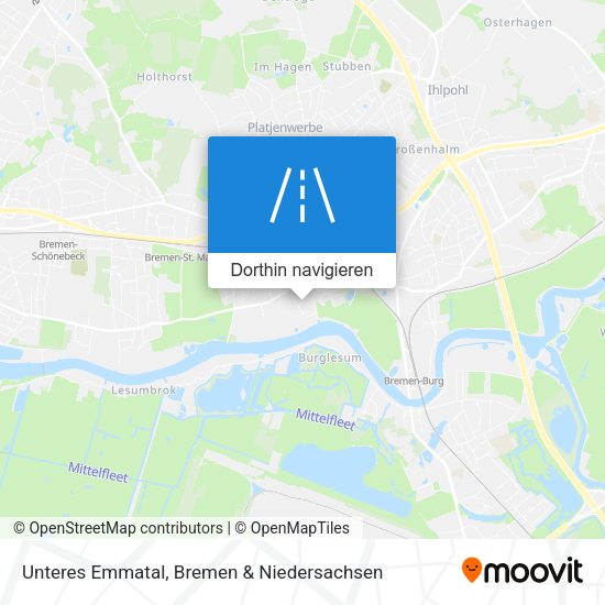 Unteres Emmatal Karte