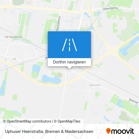 Uphuser Heerstraße Karte