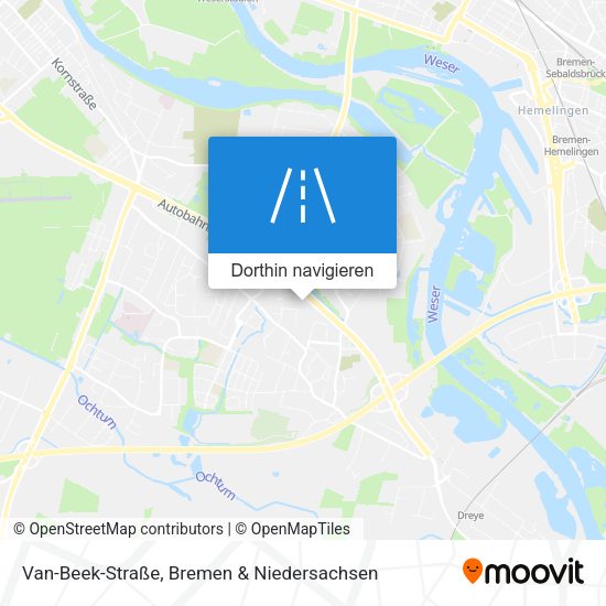 Van-Beek-Straße Karte