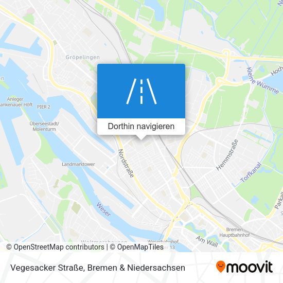 Vegesacker Straße Karte