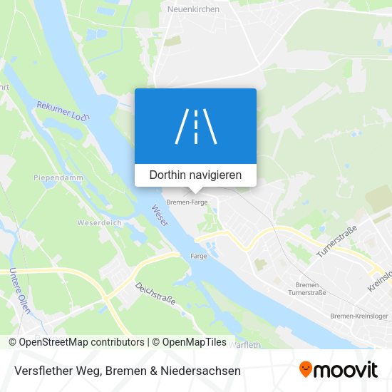 Versflether Weg Karte