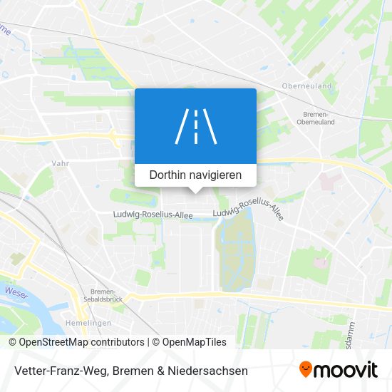 Vetter-Franz-Weg Karte