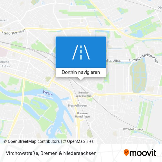Virchowstraße Karte