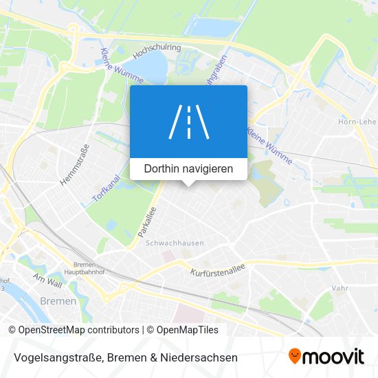 Vogelsangstraße Karte