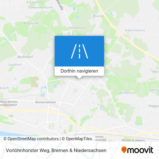 Vorlöhnhorster Weg Karte