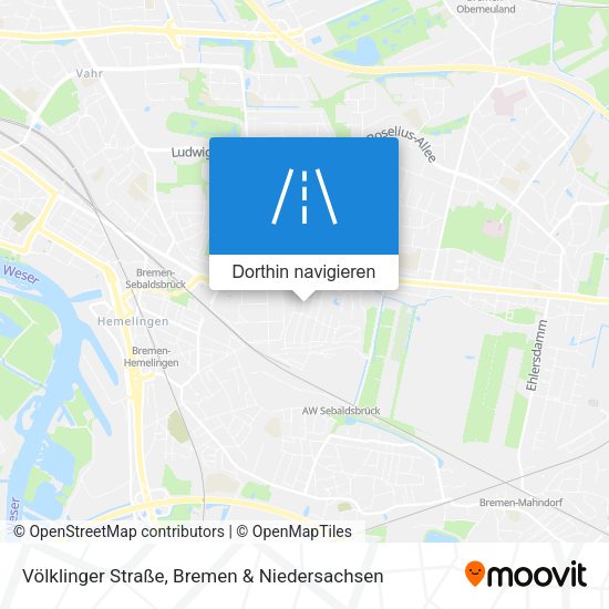 Völklinger Straße Karte