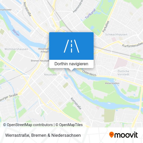 Werrastraße Karte