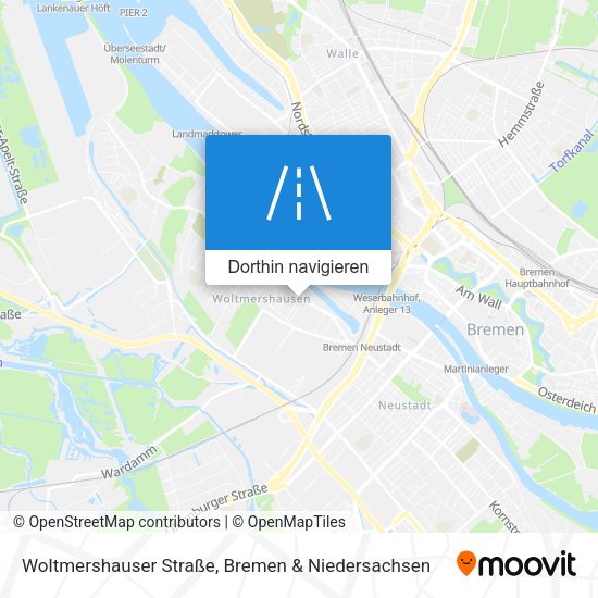 Woltmershauser Straße Karte