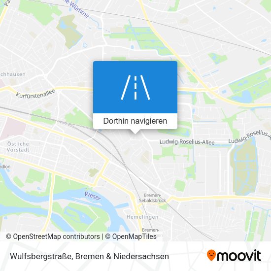 Wulfsbergstraße Karte