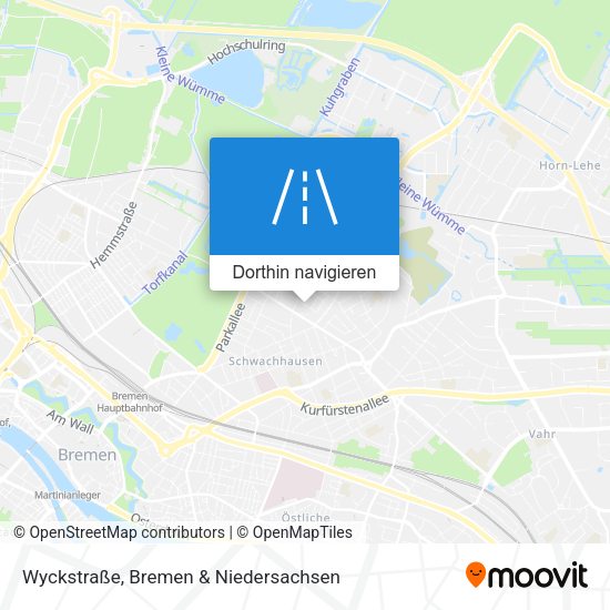 Wyckstraße Karte