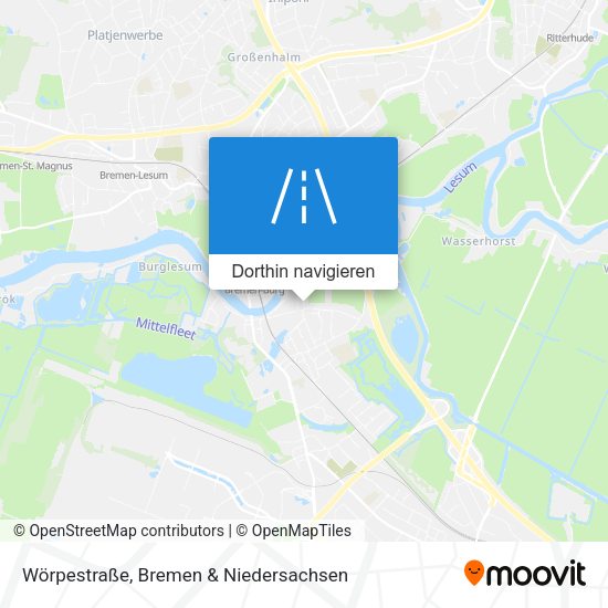 Wörpestraße Karte
