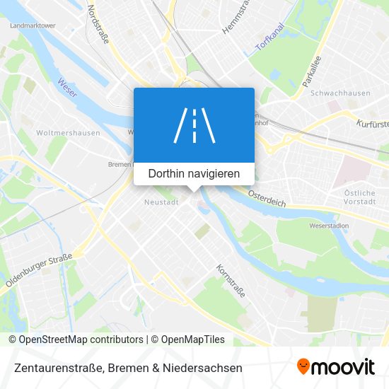 Zentaurenstraße Karte