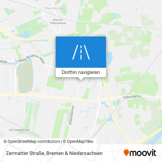 Zermatter Straße Karte