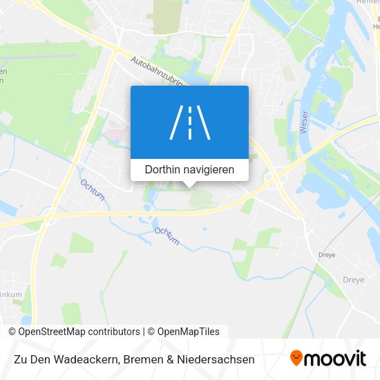 Zu Den Wadeackern Karte