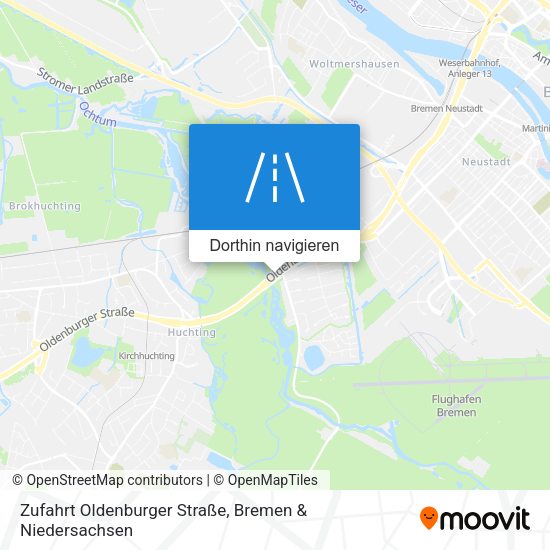 Zufahrt Oldenburger Straße Karte