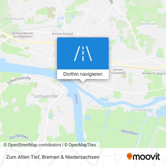 Zum Alten Tief Karte