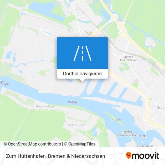 Zum Hüttenhafen Karte