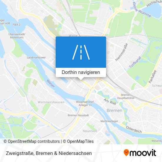 Zweigstraße Karte