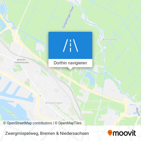Zwergmispelweg Karte