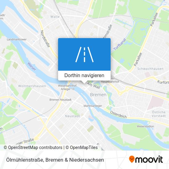 Ölmühlenstraße Karte