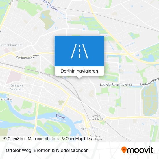 Örreler Weg Karte