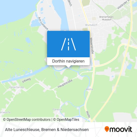 Alte Luneschleuse Karte