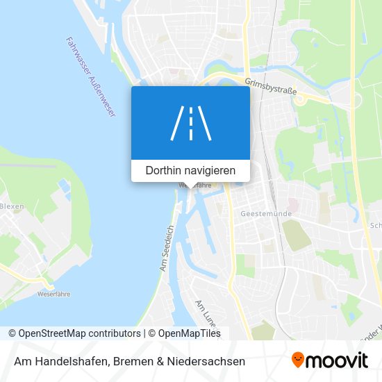 Am Handelshafen Karte