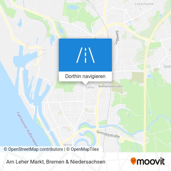 Am Leher Markt Karte