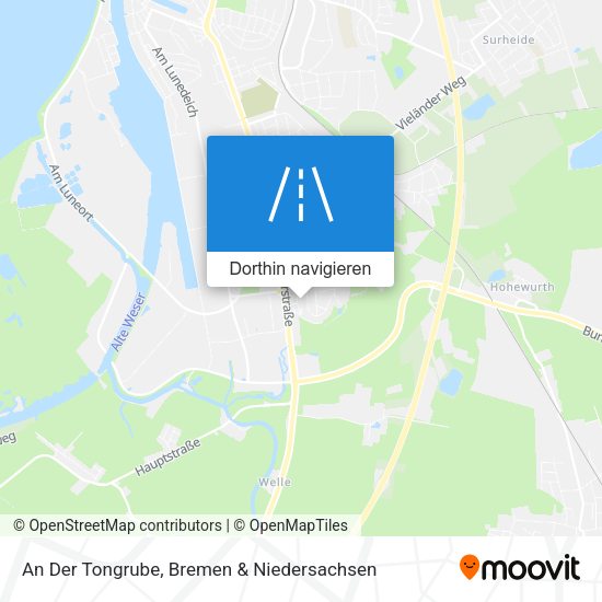 An Der Tongrube Karte