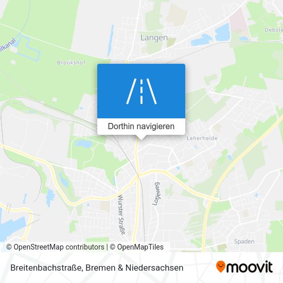 Breitenbachstraße Karte