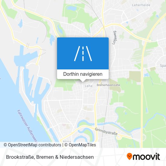 Brookstraße Karte