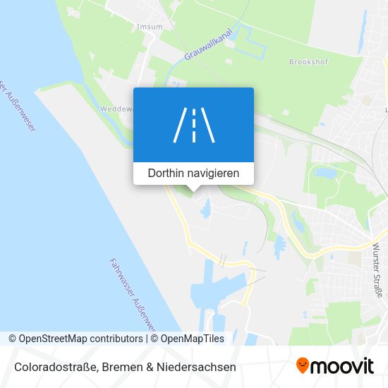 Coloradostraße Karte