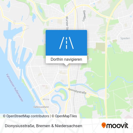 Dionysiusstraße Karte