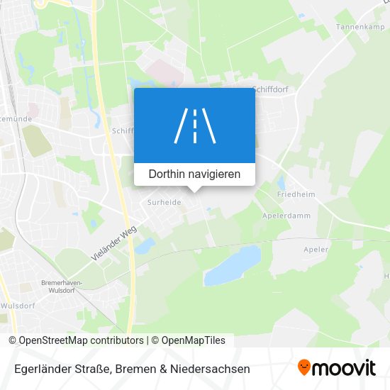 Egerländer Straße Karte