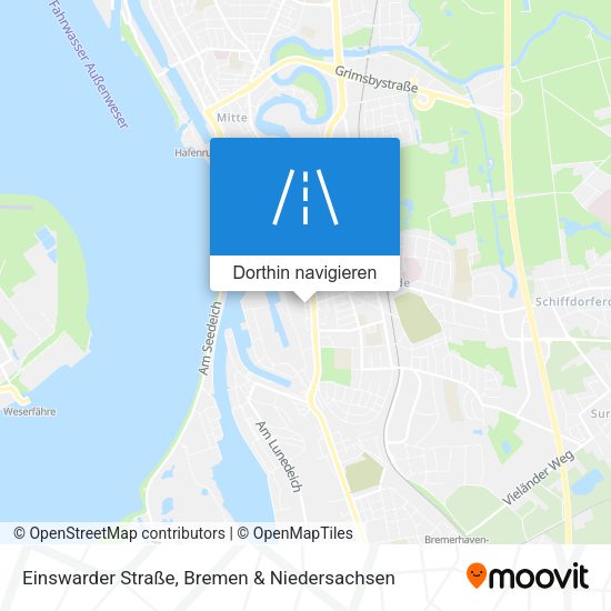 Einswarder Straße Karte