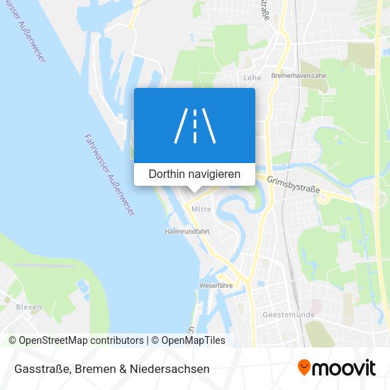 Gasstraße Karte