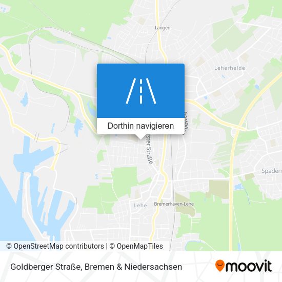 Goldberger Straße Karte