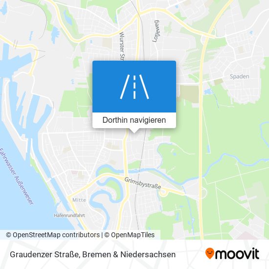 Graudenzer Straße Karte