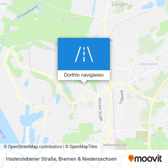 Haderslebener Straße Karte