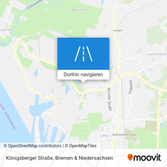 Königsberger Straße Karte