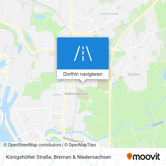 Königshütter Straße Karte