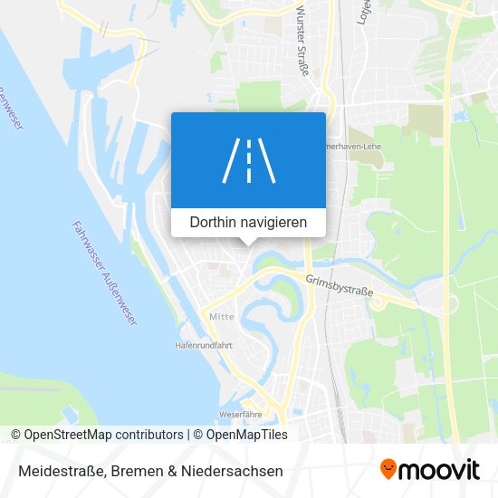 Meidestraße Karte