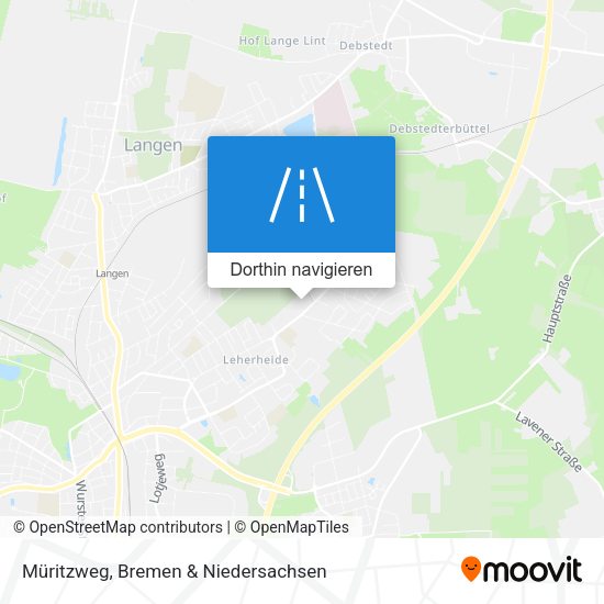 Müritzweg Karte