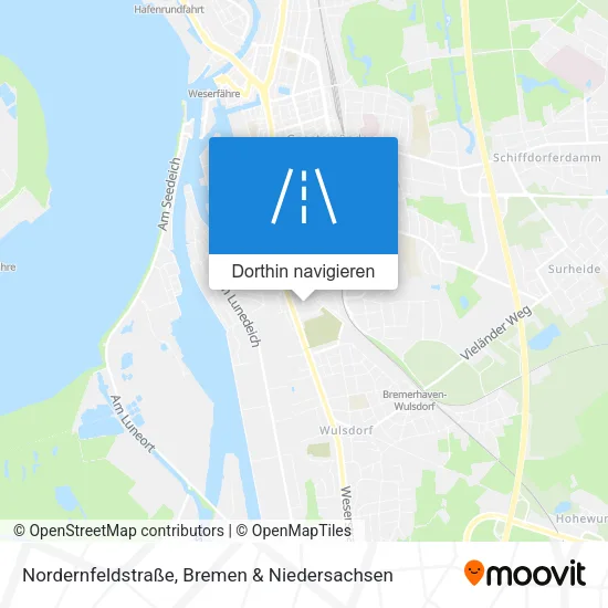 Nordernfeldstraße Karte