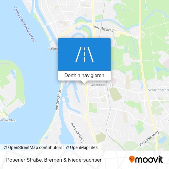Posener Straße Karte